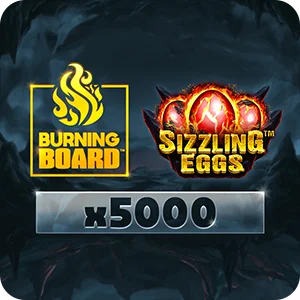 SIZZLING EGGS BURNING BOARD
