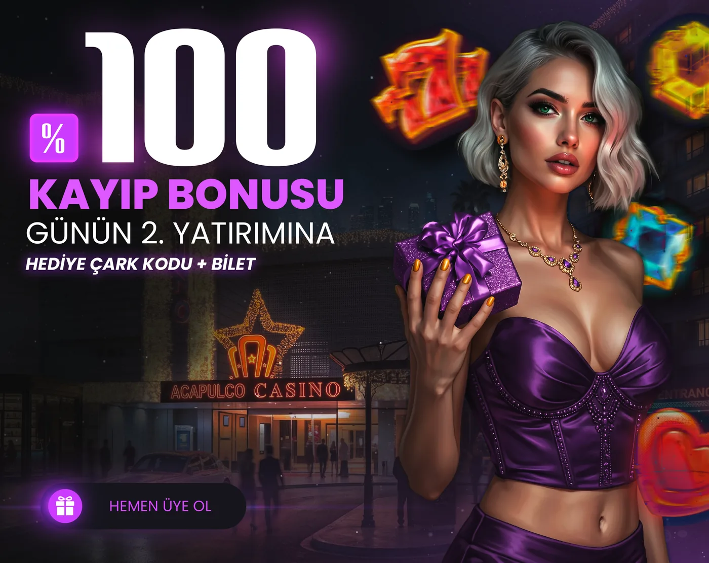 %100 Günlük Kayıp Bonusu